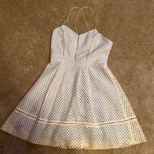 Top shop blue and white dress